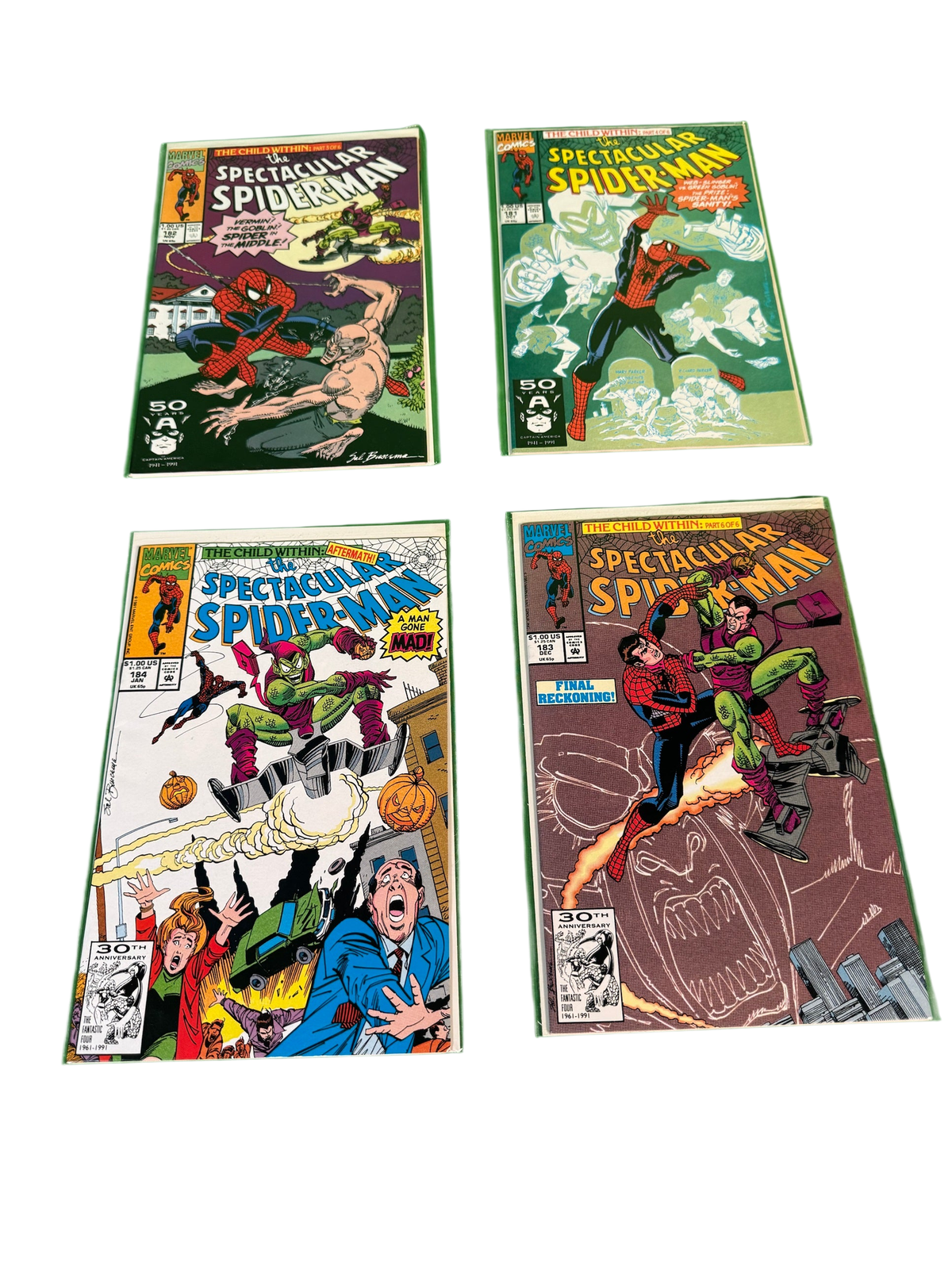 Spectacular Spider-Man #179-192 — run lot — part of a 423 book estate comic collection
