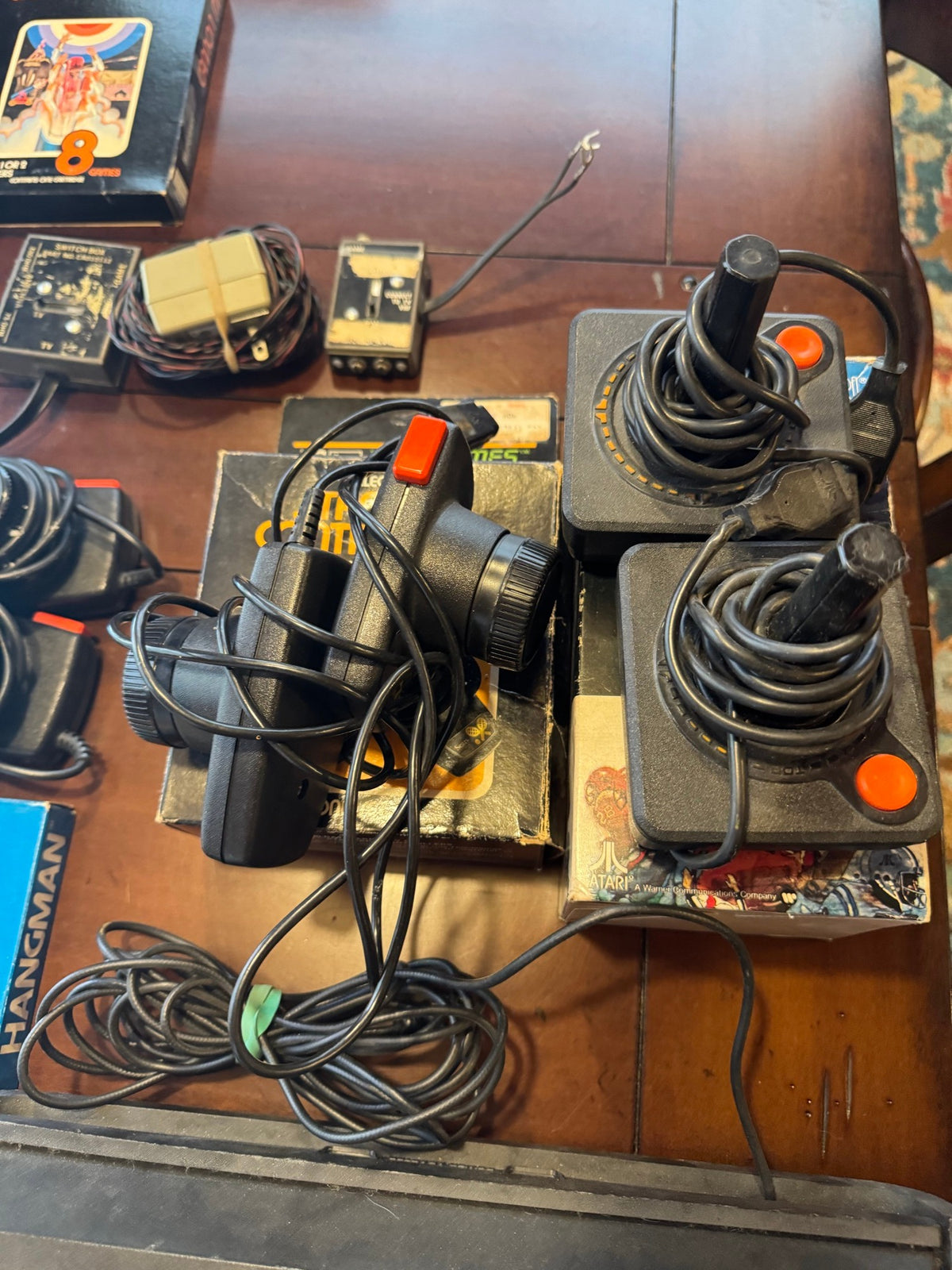 Atari 2600 Console and 25 Boxed Game Collection Sears Tele-Games Activision Plus Nintendo