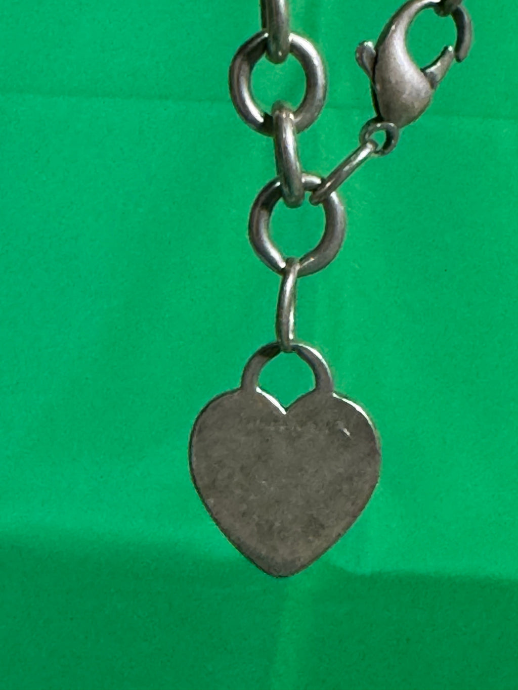 Heart tag and lobster clasp