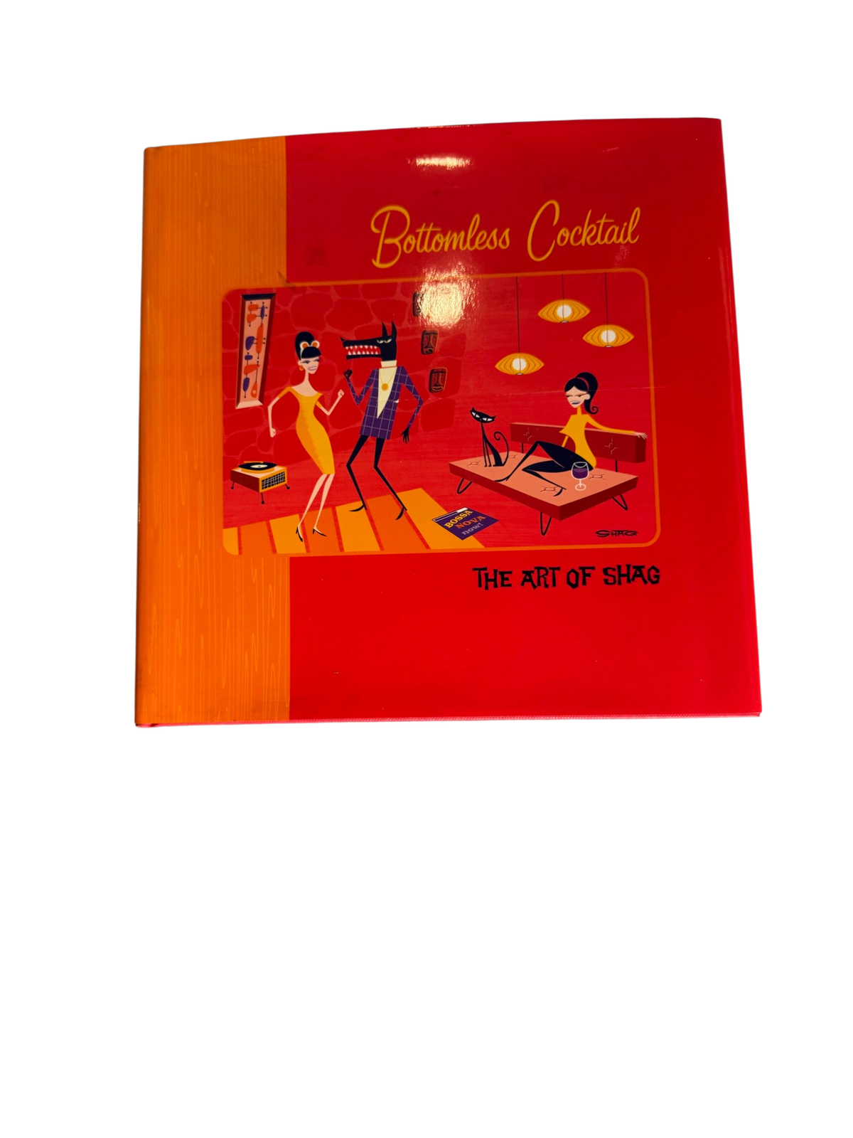 Boxed edition of Bottomless Cocktail: The Art of Shag in shrink wrap