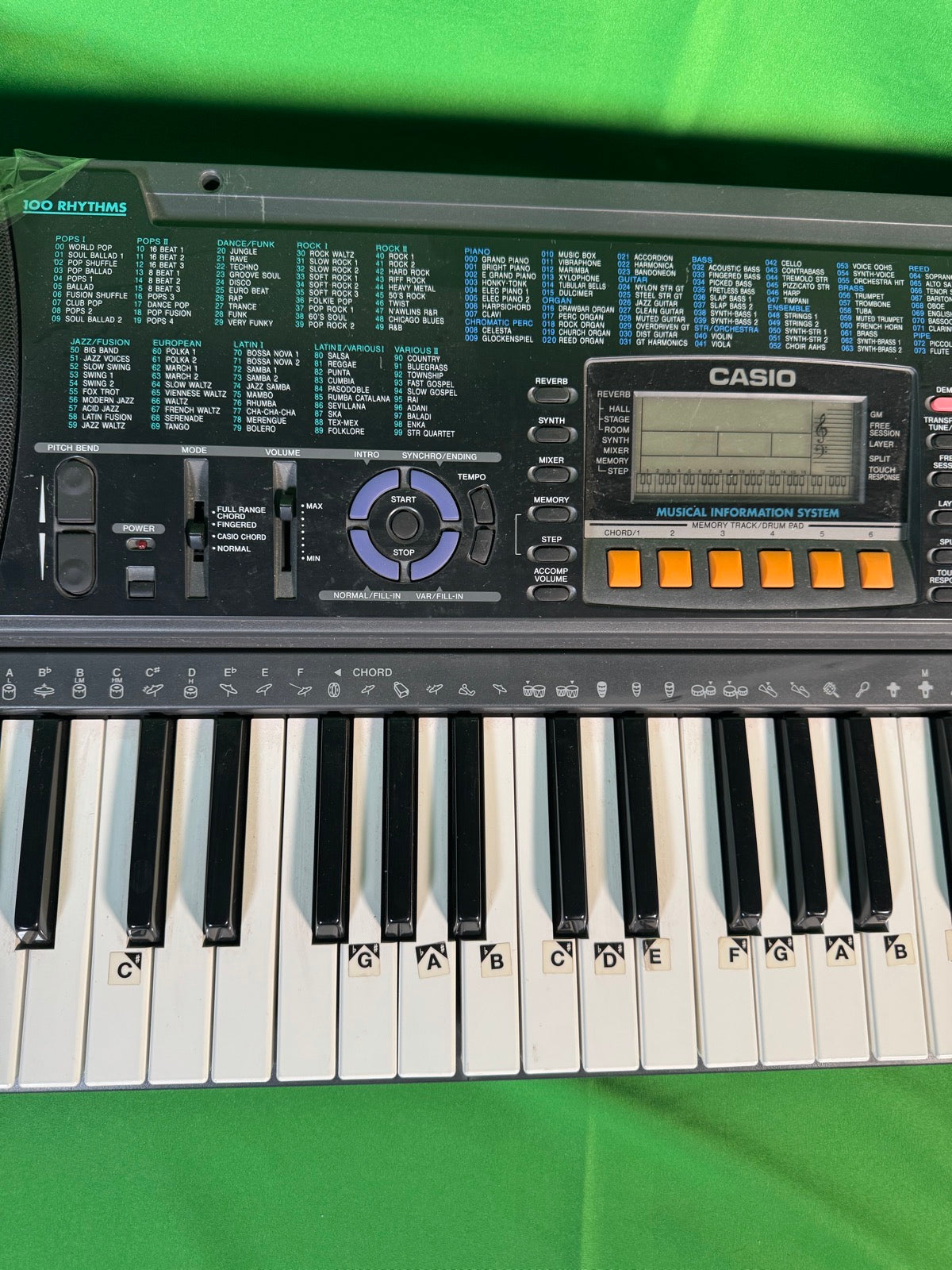 Casio CTK-611 61-Key Touch Response Electronic Keyboard with Adapter