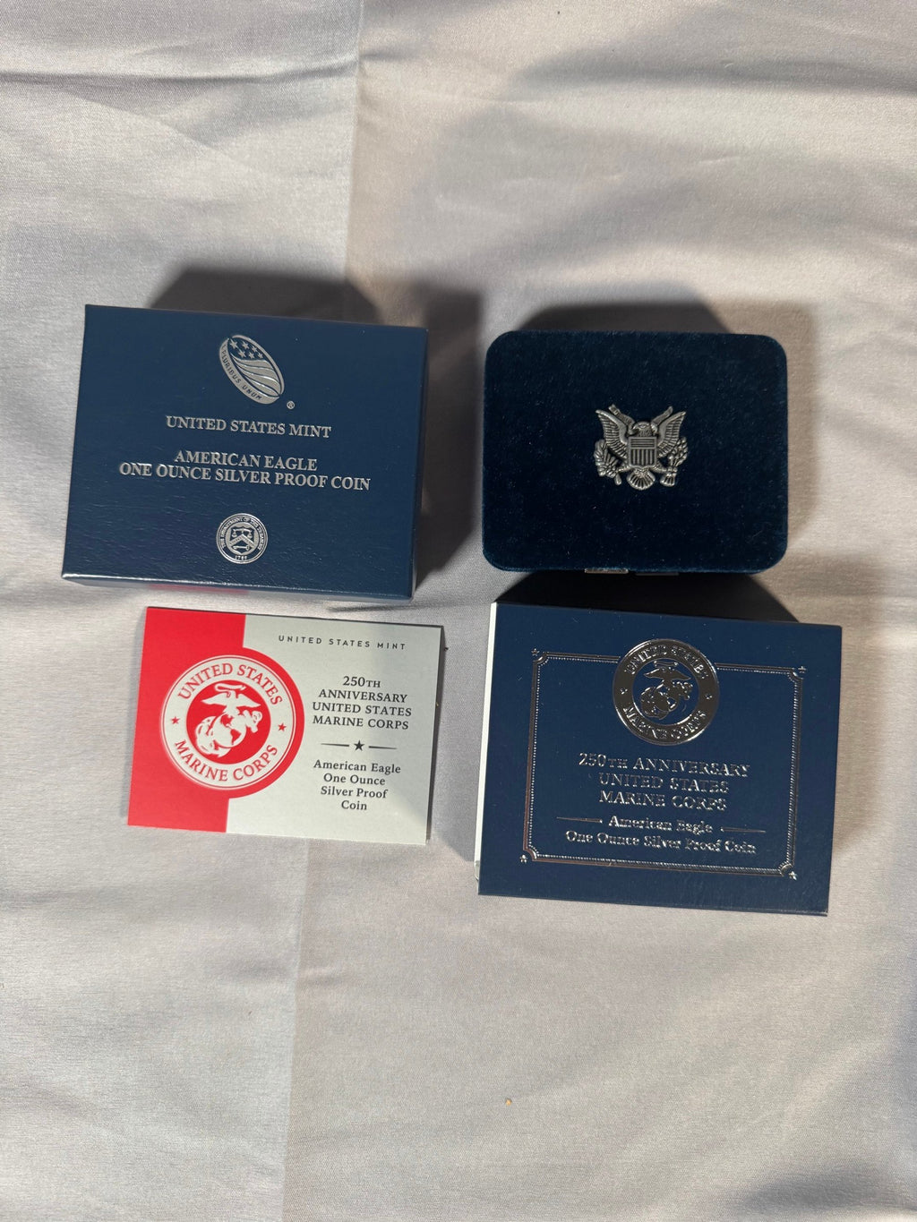 2025 250th Anniv. US Marine Corps American Eagle 1 Oz Silver Proof Coin