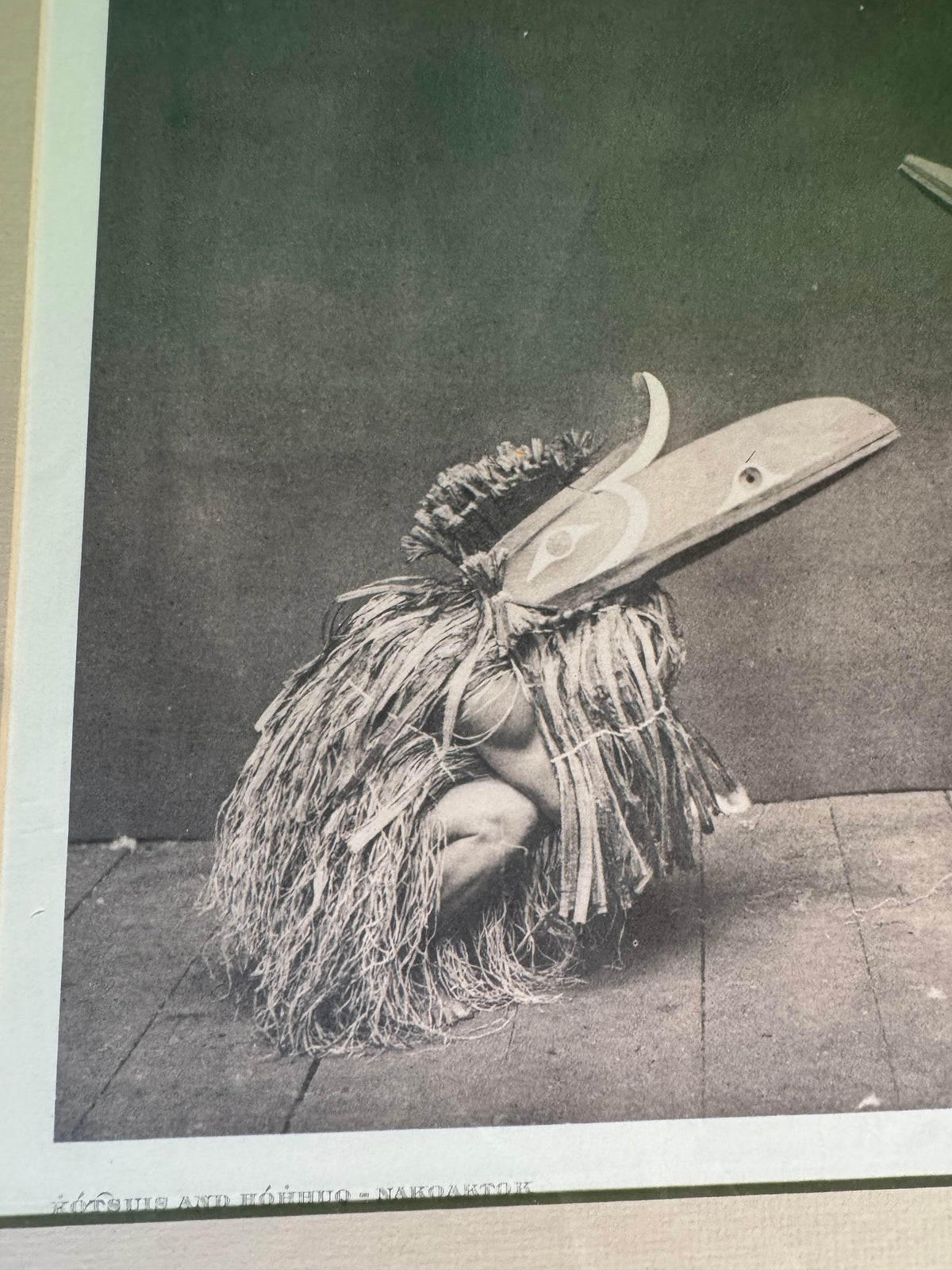 Photogravure After Edward S Curtis Kotsuis and Hohhuq Nakoaktok Framed Print