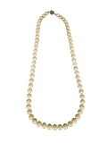 Pearl Strands and Gold Tone Cherub Compact
