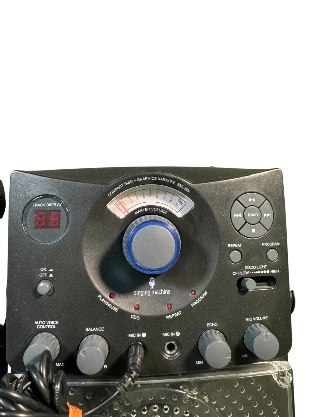 Singing Machine SML385 CD+G Karaoke Machine with Disco Light