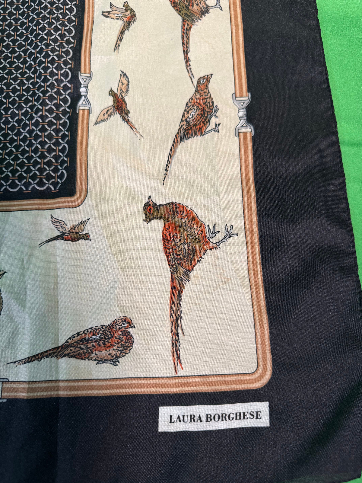 Equestrian and Sporting Silk Scarves Set of Four — detail view 5