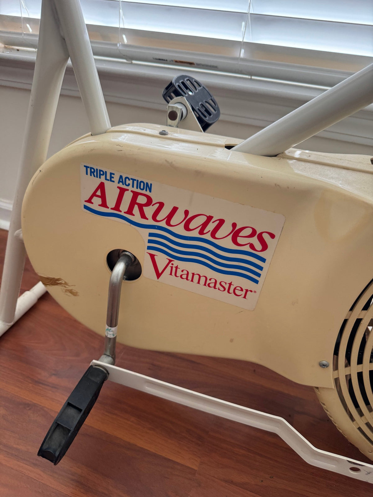 Triple Action AirWaves Vitamaster decal on the housing