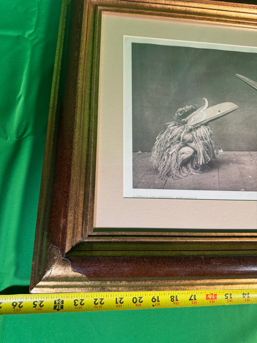 Photogravure After Edward S Curtis Kotsuis and Hohhuq Nakoaktok Framed Print
