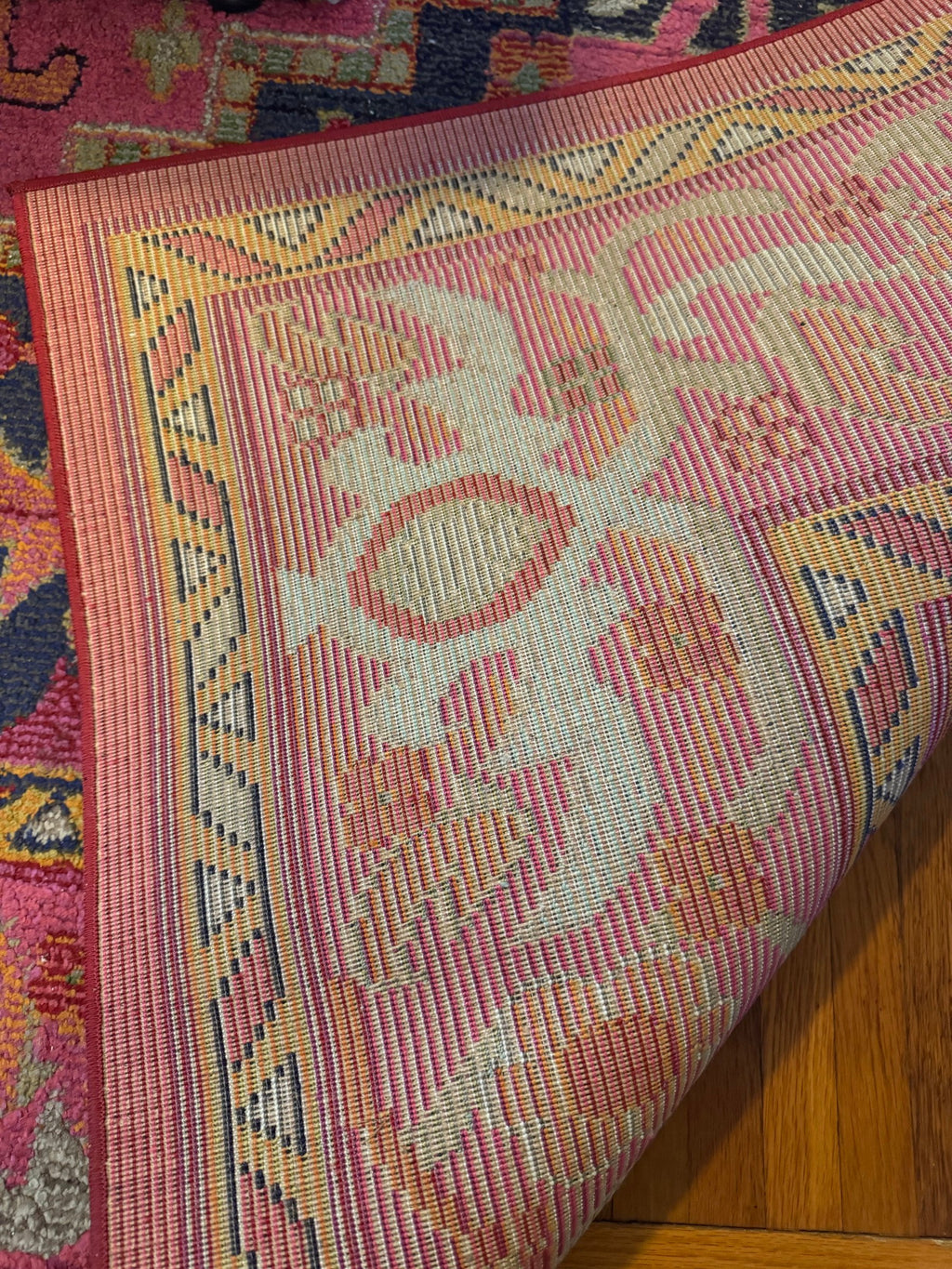 Back of the rug