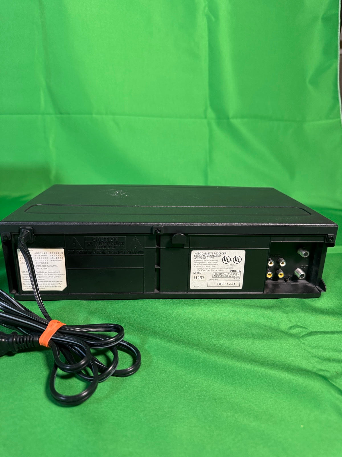 Philips Magnavox VRX242AT02 4-Head VHS VCR with VCR Plus+
