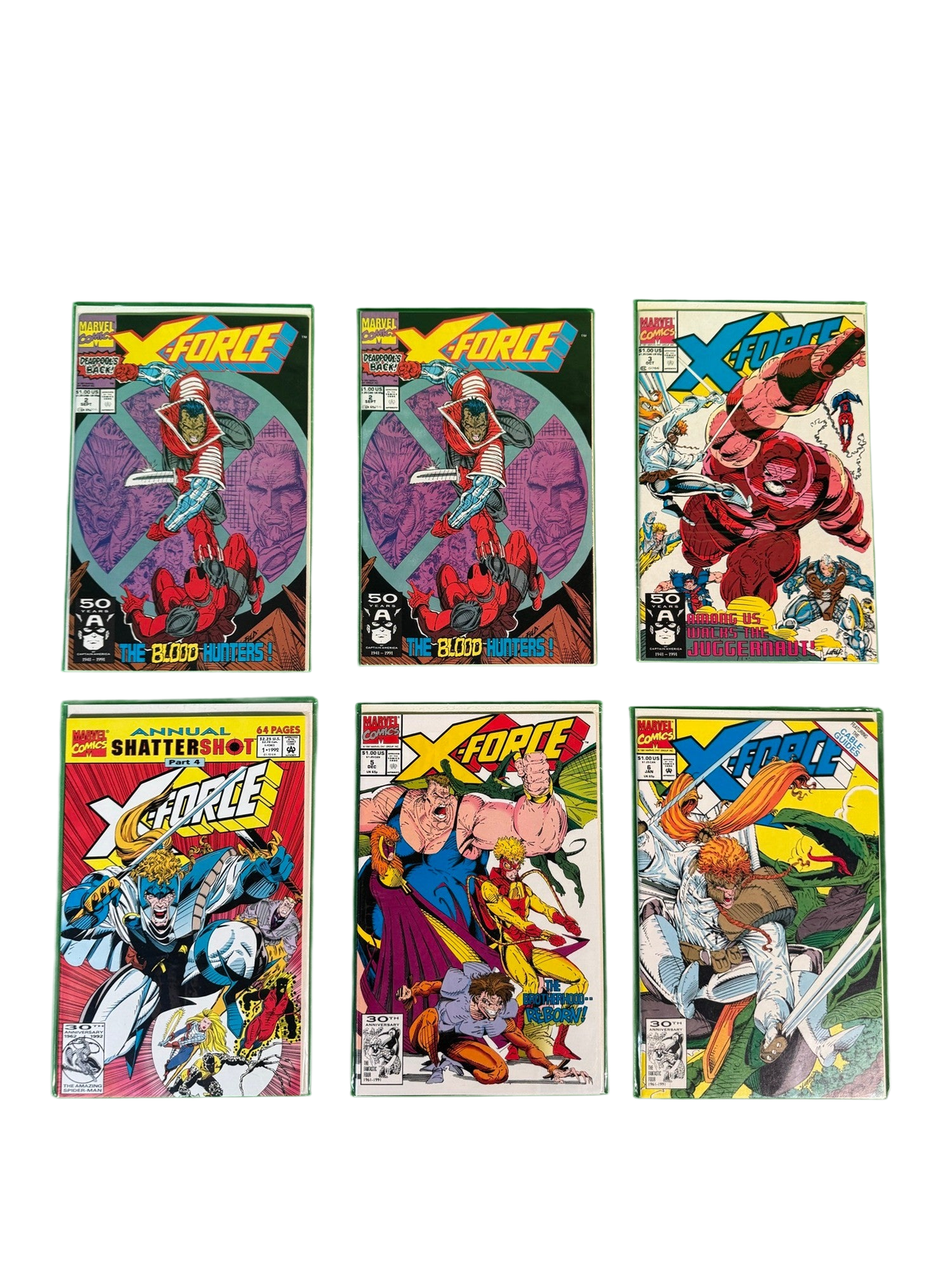 X-Force — run lot — part of a 423 book estate comic collection