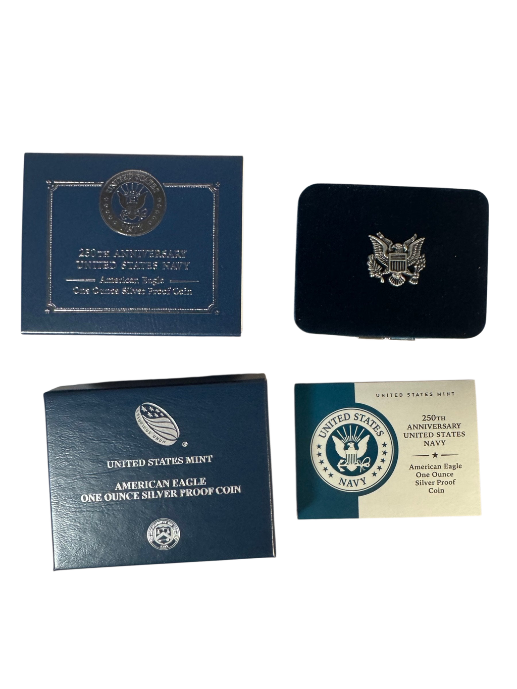 2025 250th Anniversary US Navy American Eagle One Ounce Silver Proof Coin