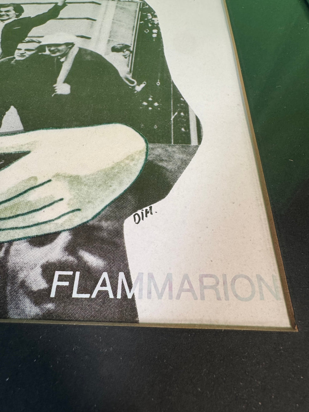 Ringolevio Flammarion French Poster 1973 Inscribed Signed Emmett Grogan Framed