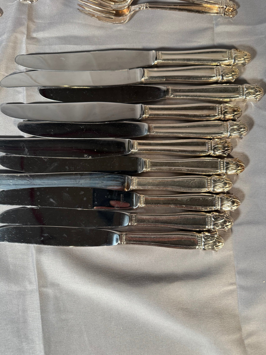 Holmes & Edwards Inlaid Silverplate Flatware Lot, Approx. 57 Pieces