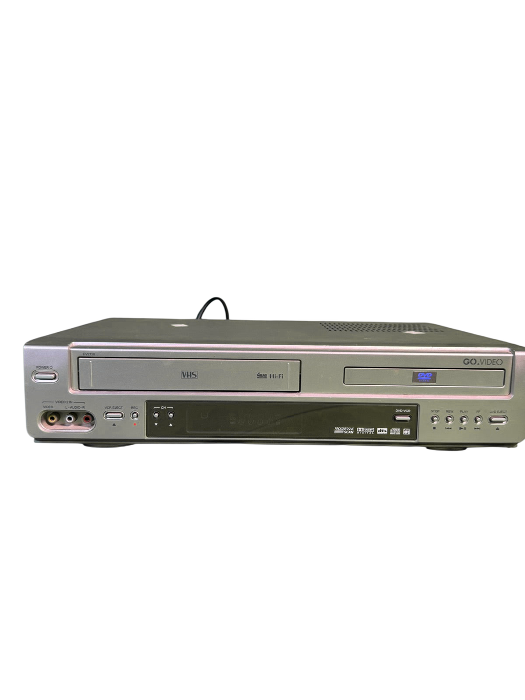Go.Video DV2150 DVD Player VCR Combo Progressive Scan 4-Head Hi-Fi