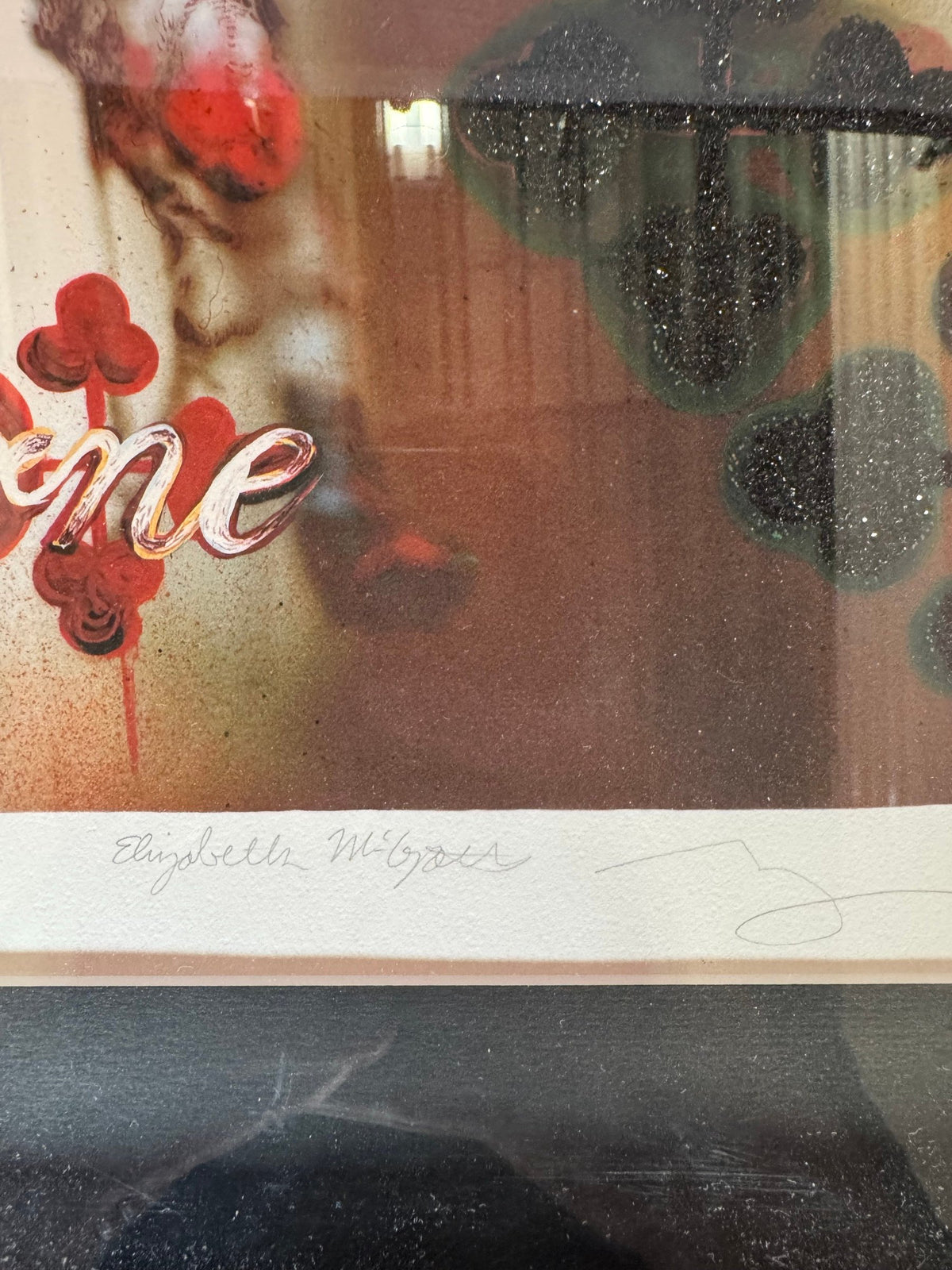 Pencil signature in the right margin