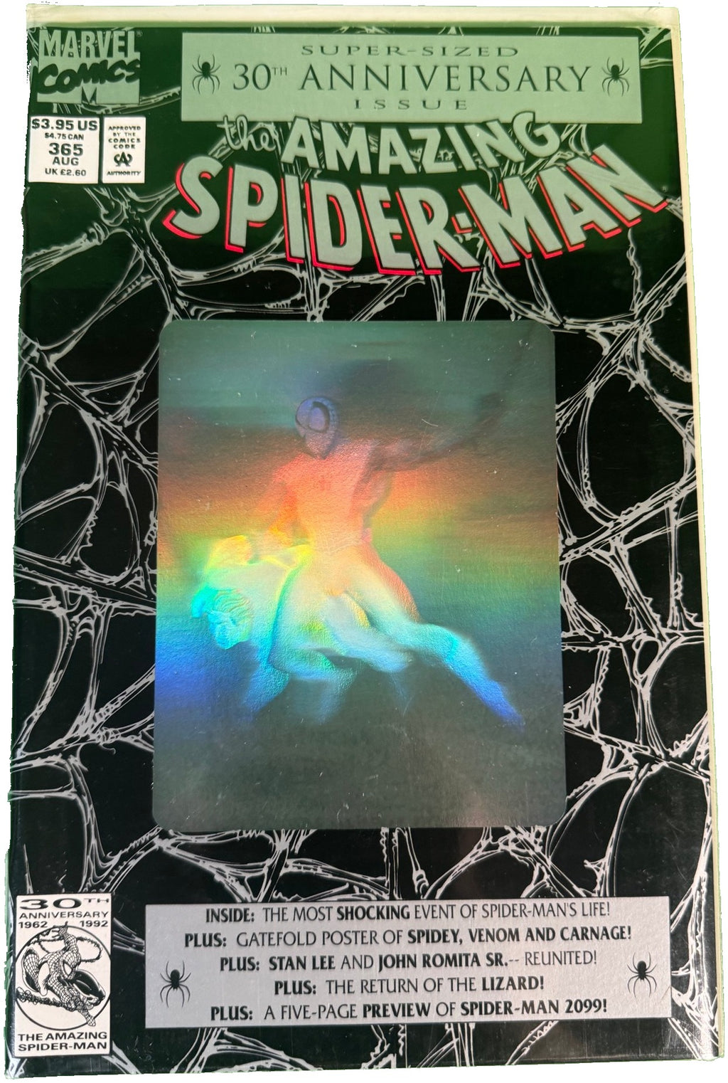 Amazing Spider-Man #365 (1992) — part of a 423 book estate comic collection