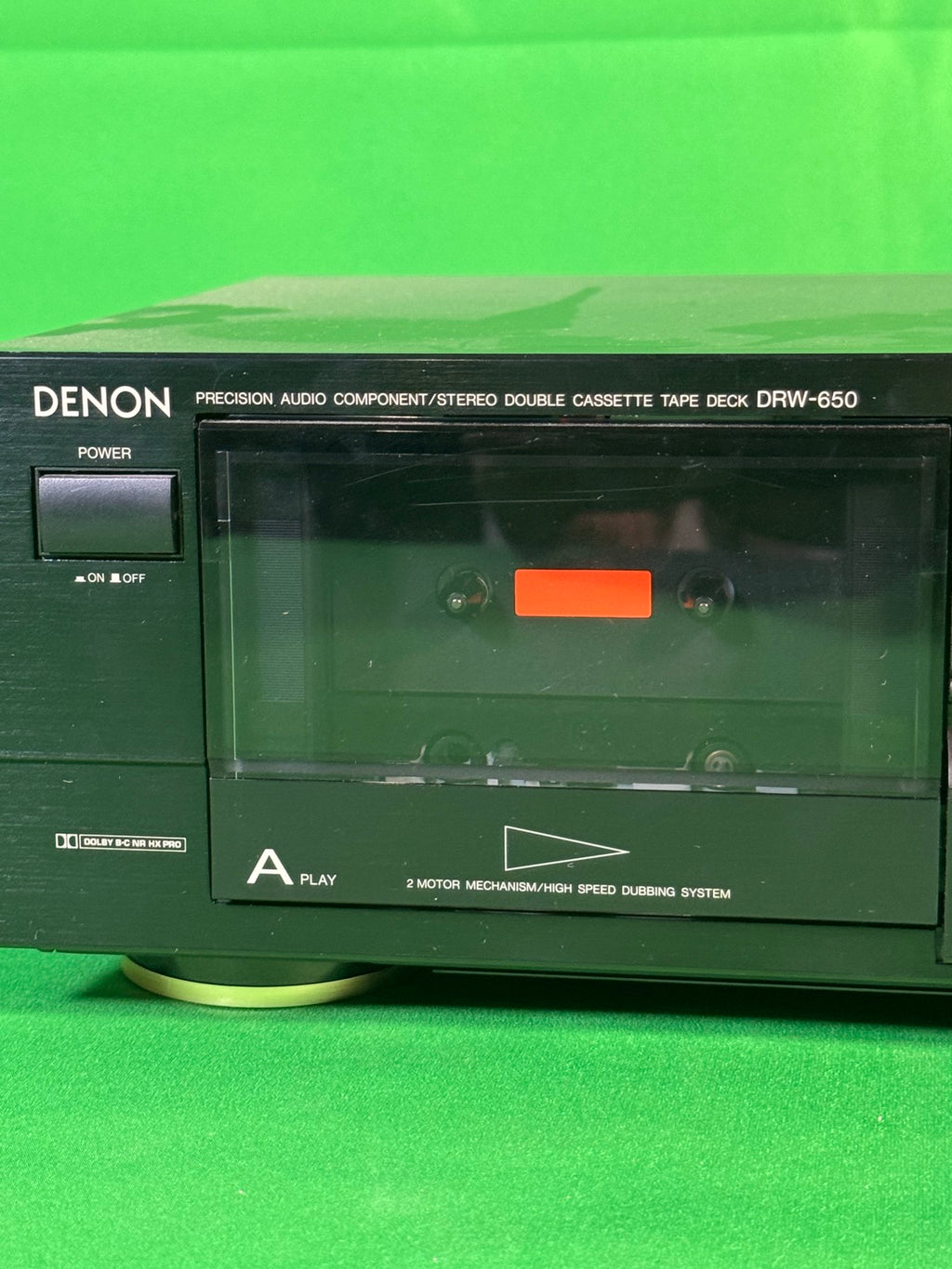 Denon DRA-335R Receiver, DRW-650 Cassette Deck, DCM-320 CD Changer Lot