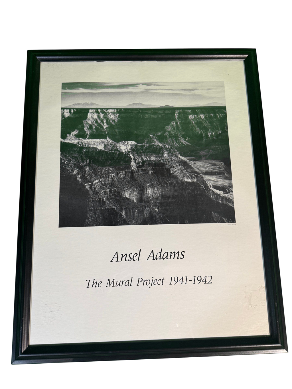 Grand Canyon Mural Project 1941-1942 Exhibition Poster, After Ansel Adams Framed