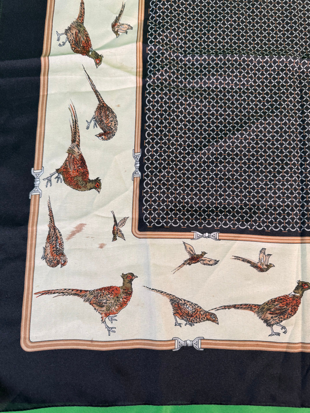 Equestrian and Sporting Silk Scarves Set of Four — detail view 8