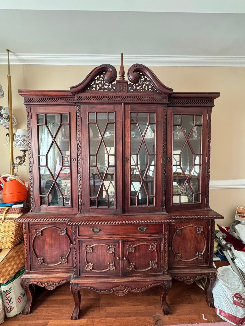 China cabinet seen from a slightly different angle