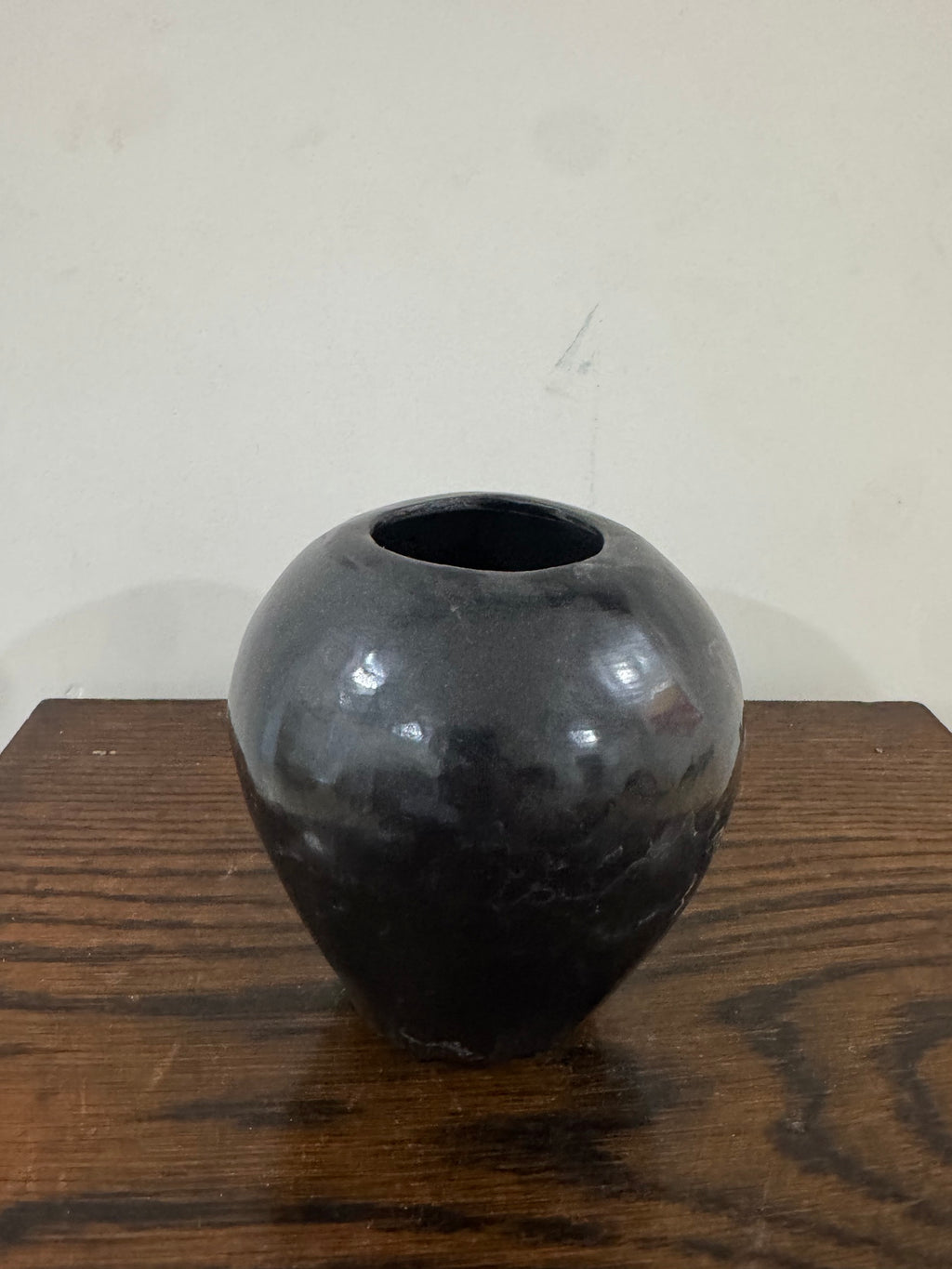 Dona Rosa Signed Oaxacan Barro Negro Blackware Vessel San Bartolo Coyotepec