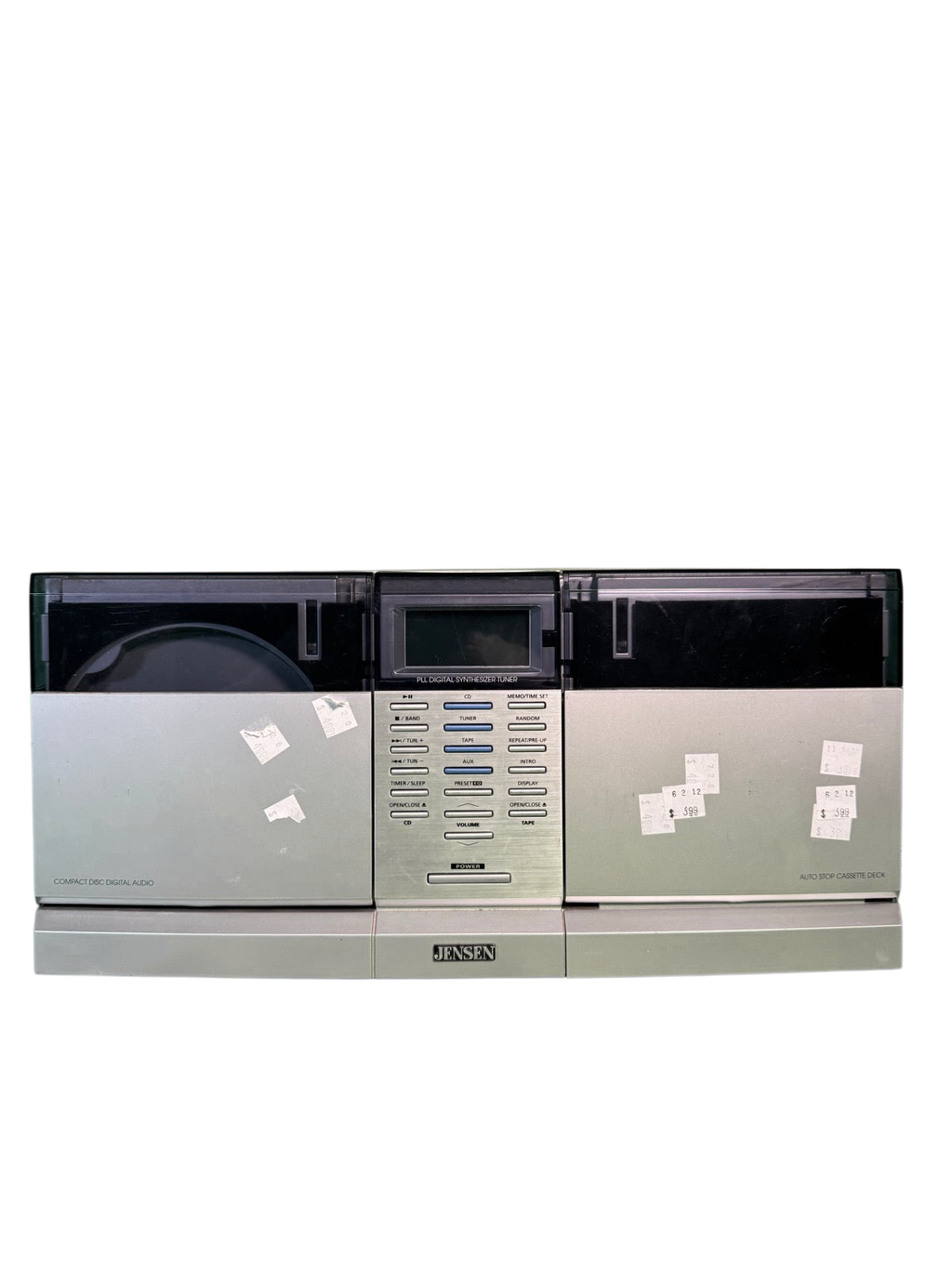Jensen JMC-590 Micro Music System CD Cassette Tuner