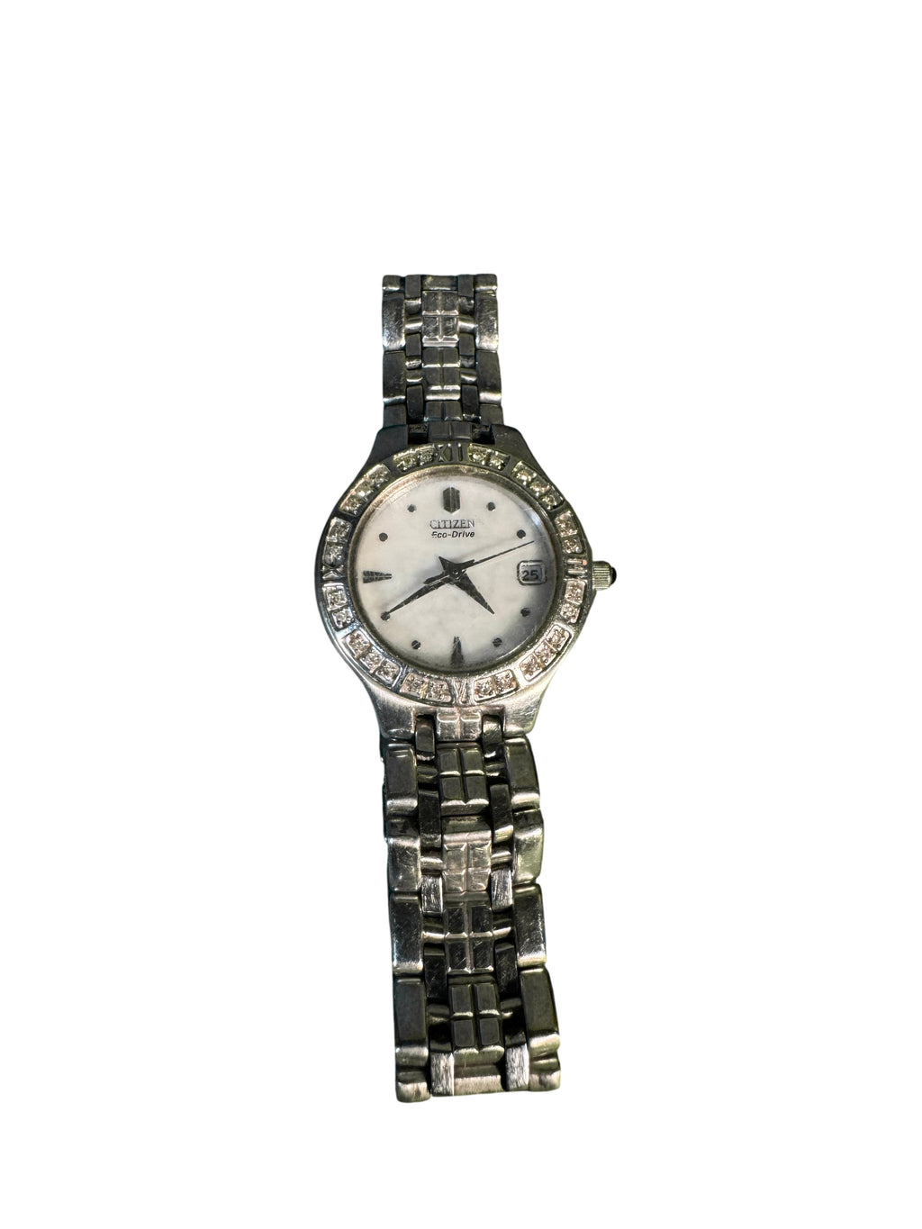 Citizen Eco-Drive Ladies Wristwatch Crystal Bezel