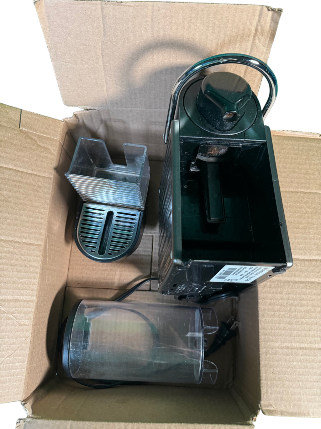 Nespresso Type C60 Coffee Maker Swiss Made 120V 1160W Black Chrome