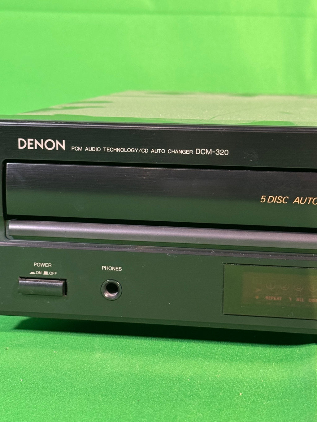 Denon DRA-335R Receiver, DRW-650 Cassette Deck, DCM-320 CD Changer Lot