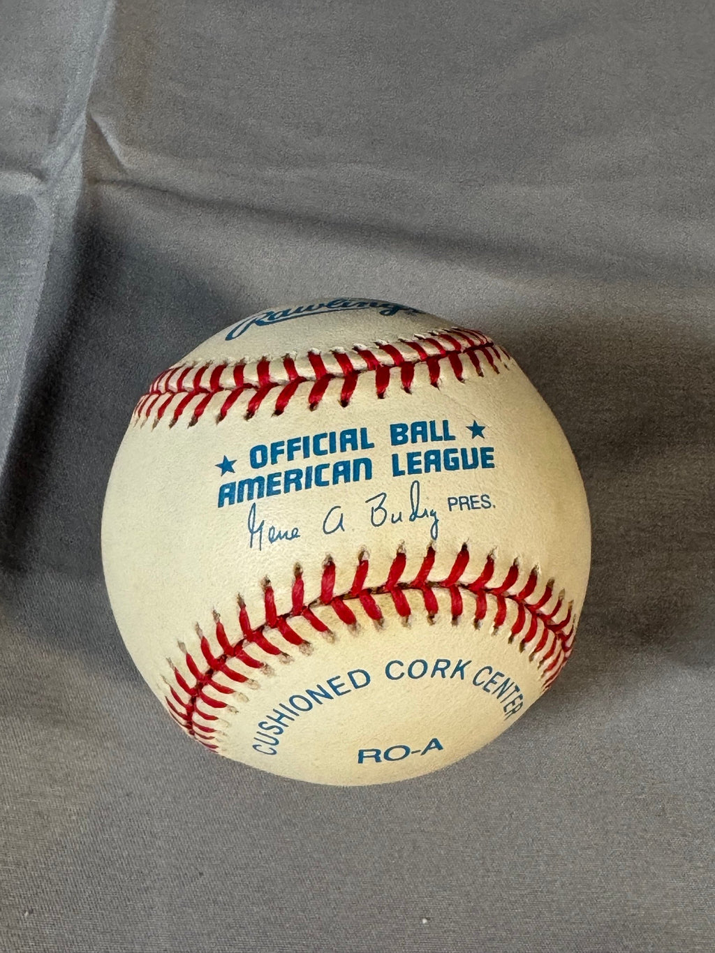 Ken Griffey Jr. Signed Rawlings Official American League Baseball (Budig)