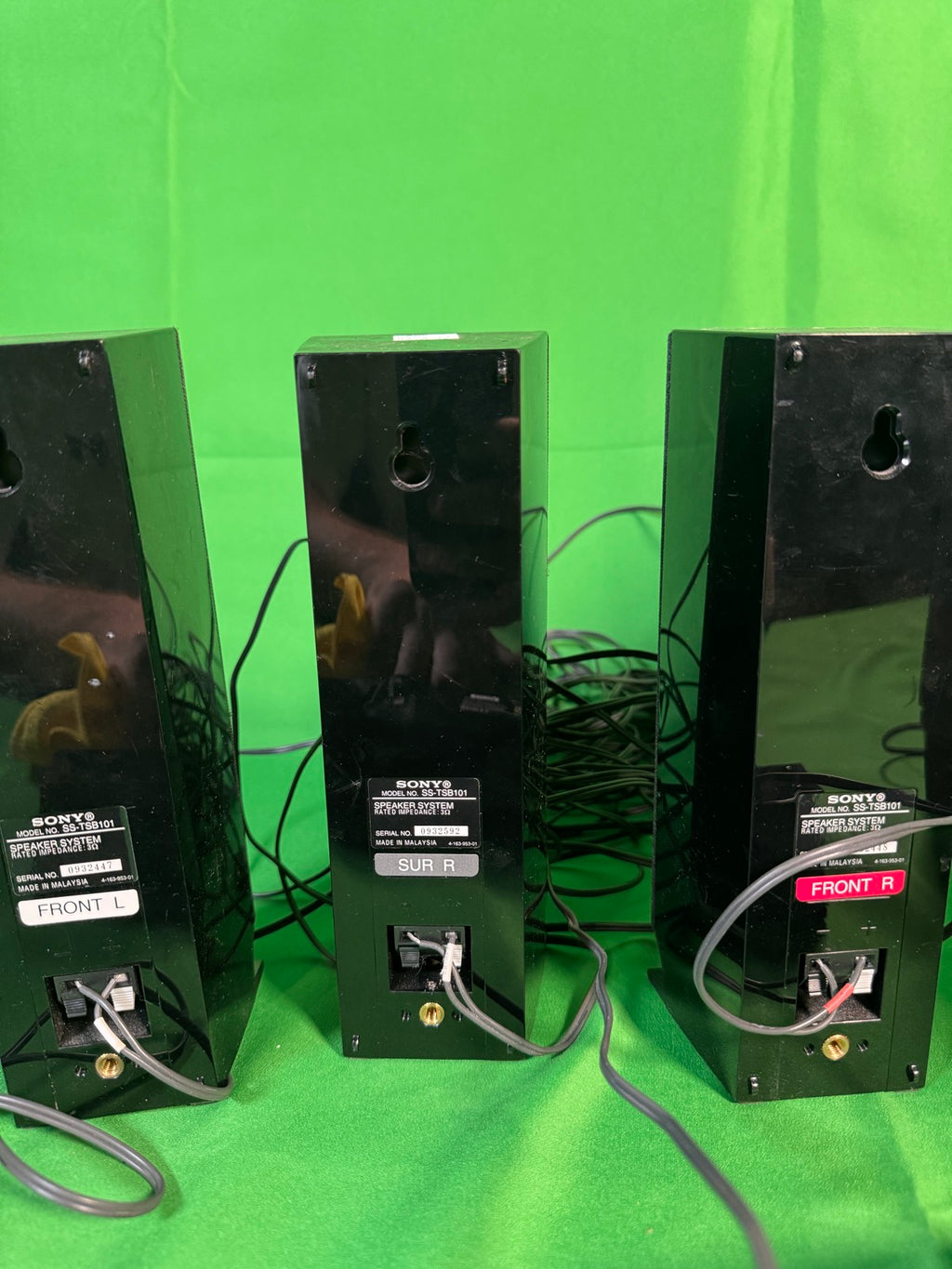 Sony 5.1 Speaker System 4x SS-TSB101 SS-CTB101 Center SS-WSB101 Sub