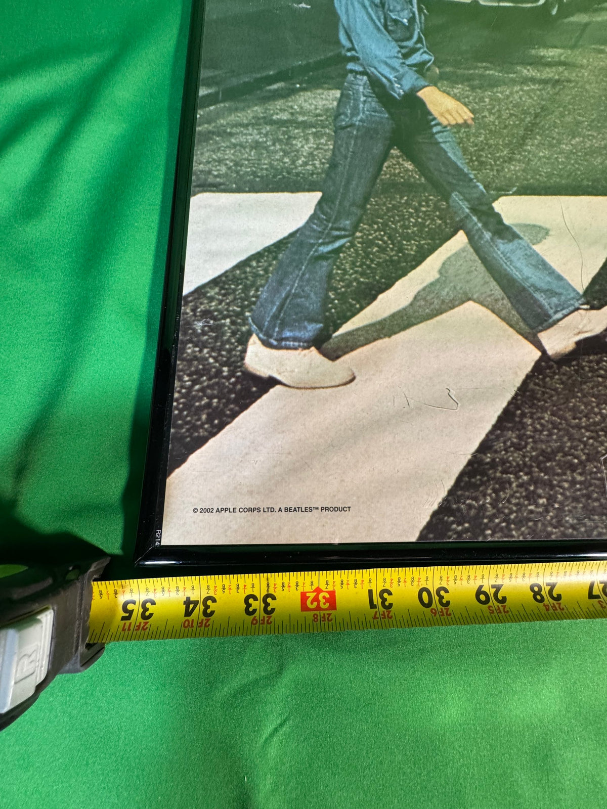 Beatles Abbey Road Framed Poster, Licensed 2002 Apple Corps Reproduction