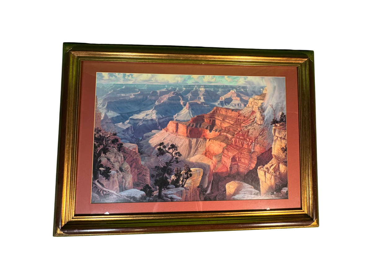 Fred Lucas Grand Canyon Signed Numbered Lithograph Print 1150/2000 Framed