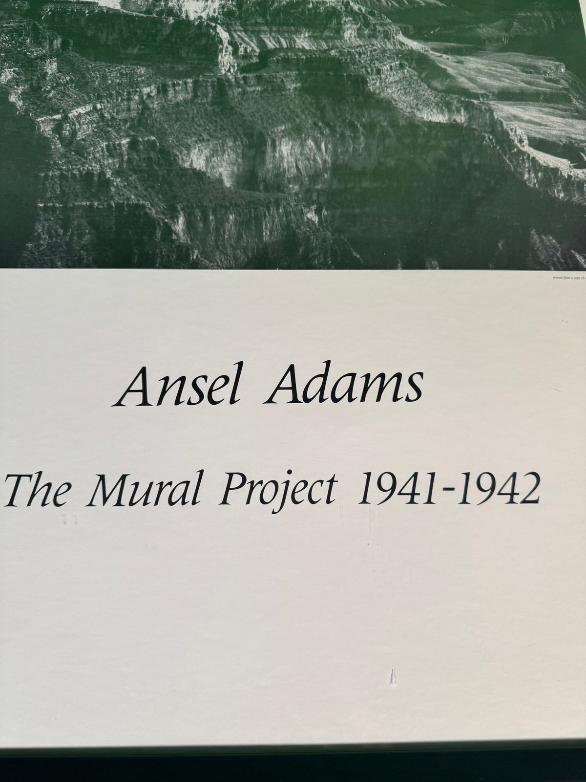 Grand Canyon Mural Project 1941-1942 Exhibition Poster, After Ansel Adams Framed