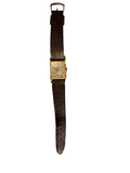 Wittnauer rectangular watch laid flat, face up