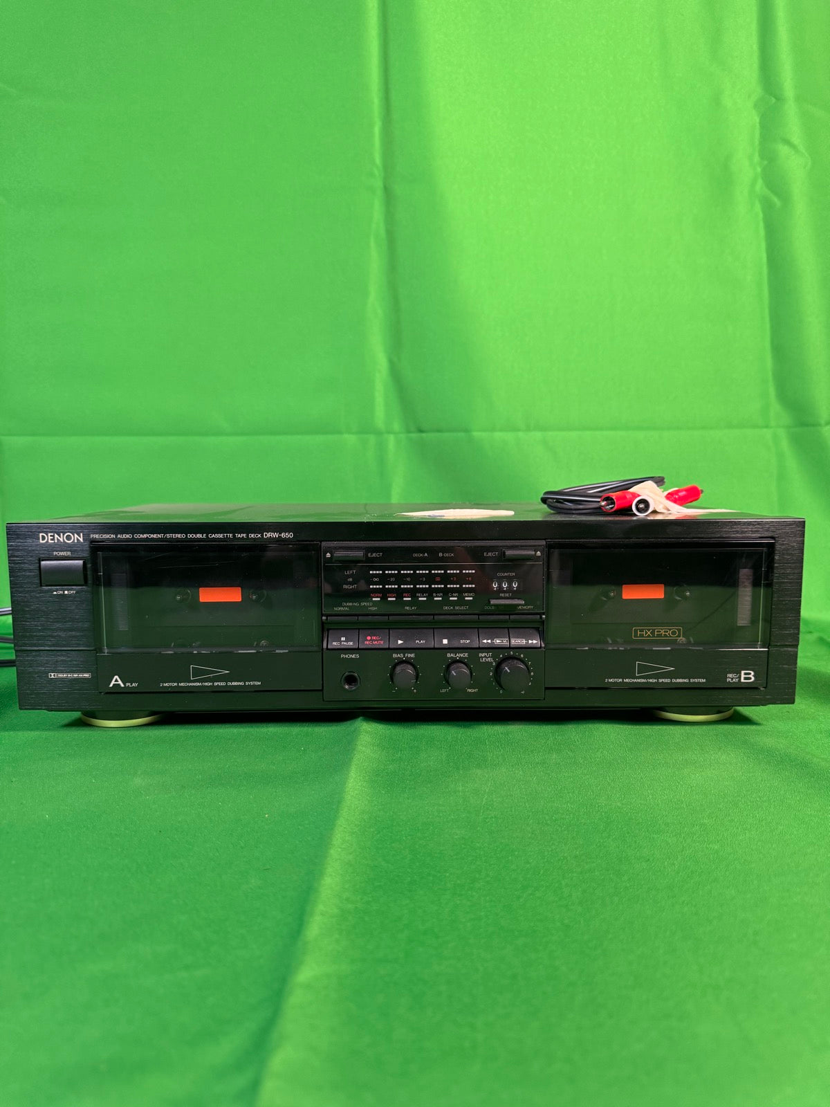 Denon DRA-335R Receiver, DRW-650 Cassette Deck, DCM-320 CD Changer Lot