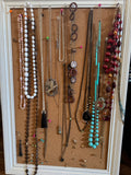 Costume Jewelry Necklace Lot 18pc Vintage Beaded Pearl Turquoise Boho Very Good