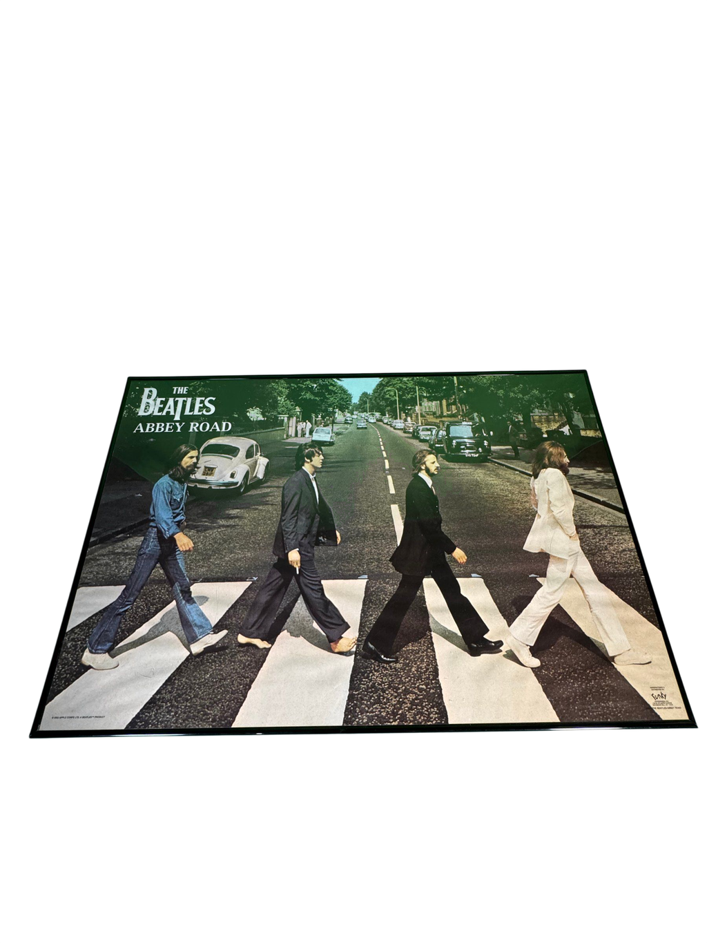 Beatles Abbey Road Framed Poster, Licensed 2002 Apple Corps Reproduction