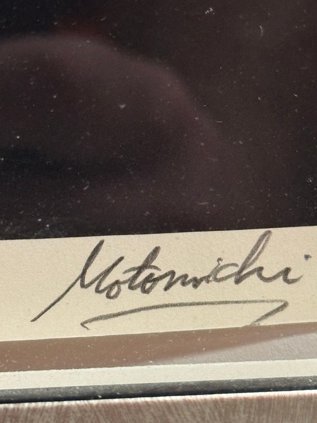 Pencil signature with underline