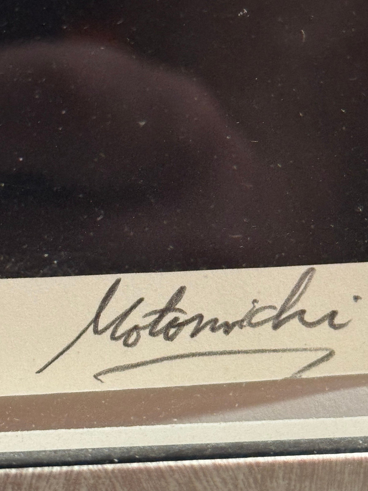 Pencil signature with underline