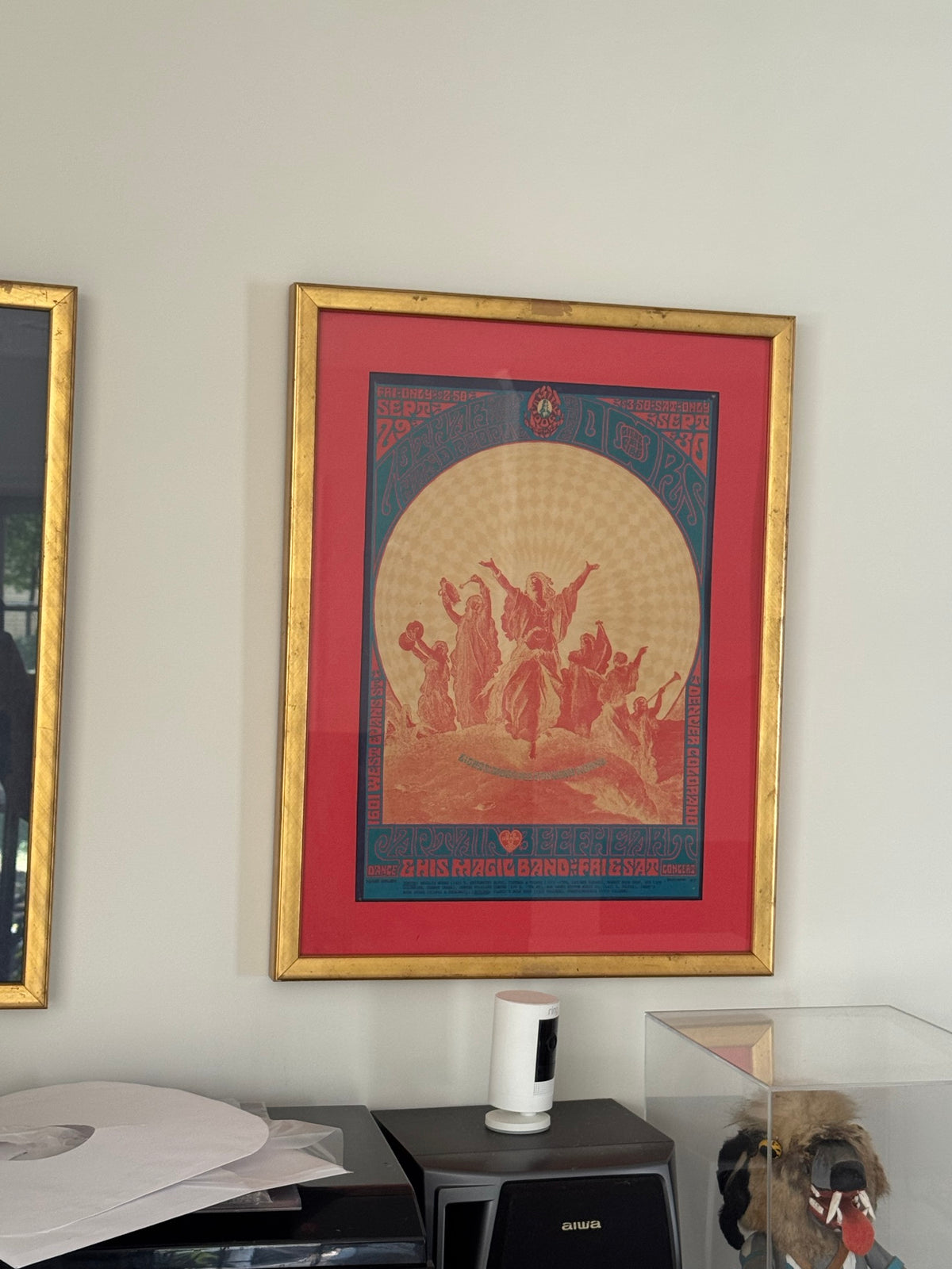 Family Dog Avalon Ballroom Poster Captain Beefheart Magic Band Framed Vintage
