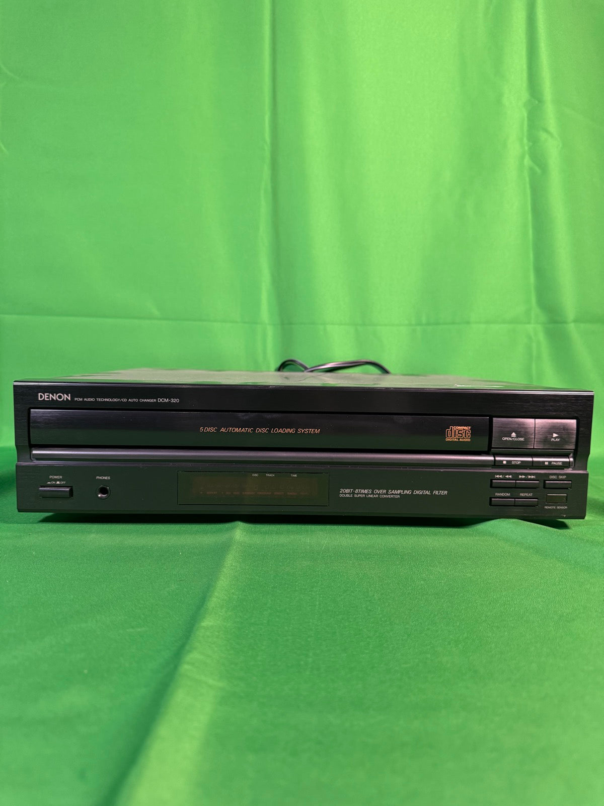Denon DRA-335R Receiver, DRW-650 Cassette Deck, DCM-320 CD Changer Lot