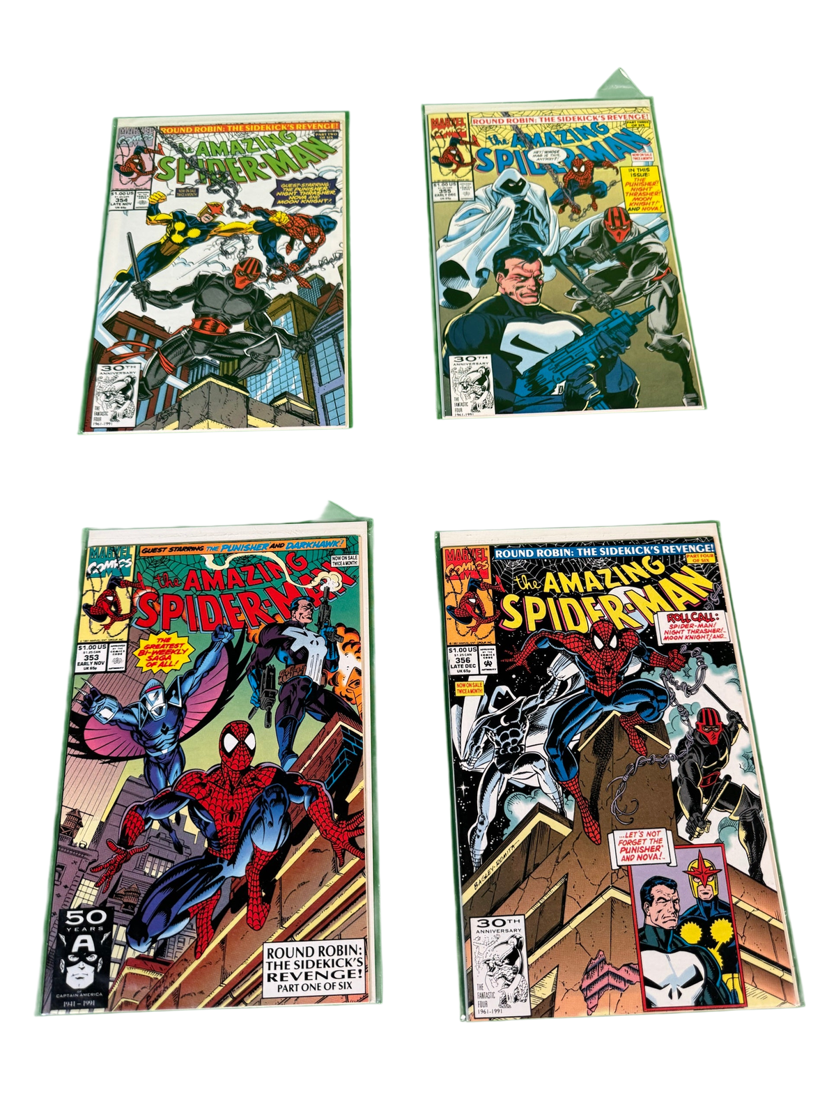 Amazing Spider-Man #353-367 — run lot — part of a 423 book estate comic collection