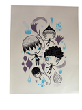 Say Goodnight screenprint, straight-on
