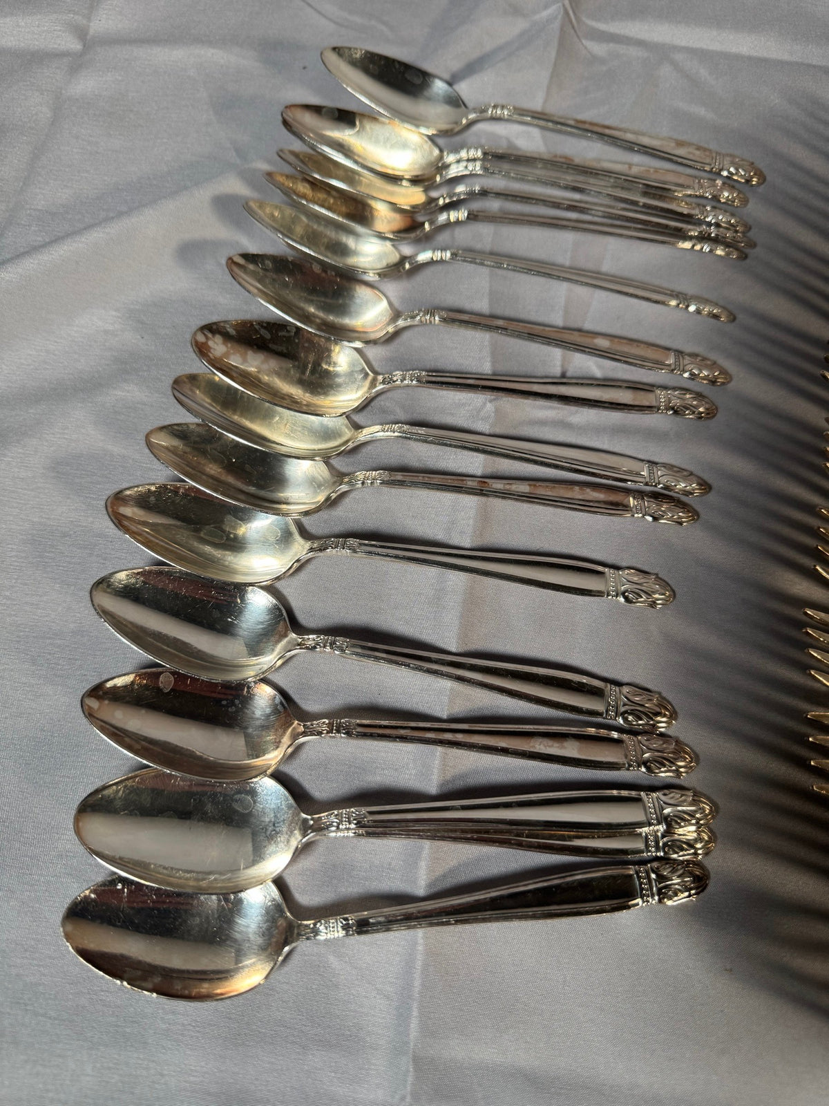 Holmes & Edwards Inlaid Silverplate Flatware Lot, Approx. 57 Pieces