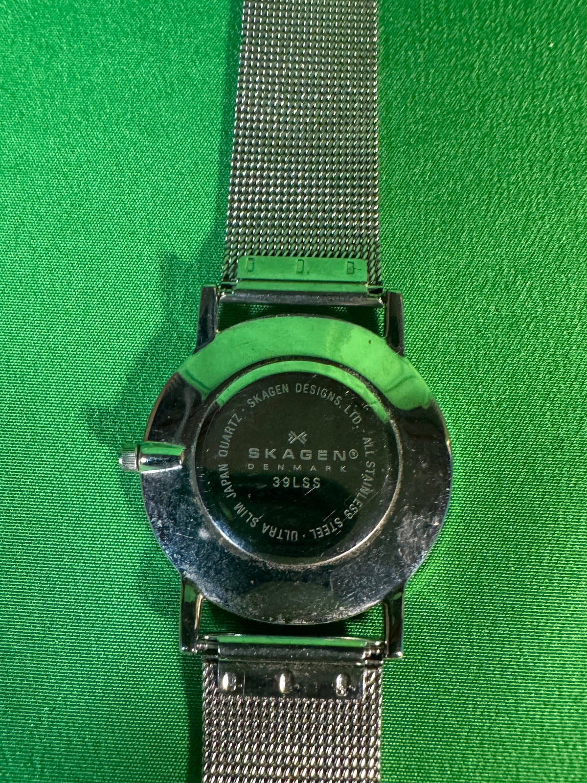 Skagen 39LSS caseback markings