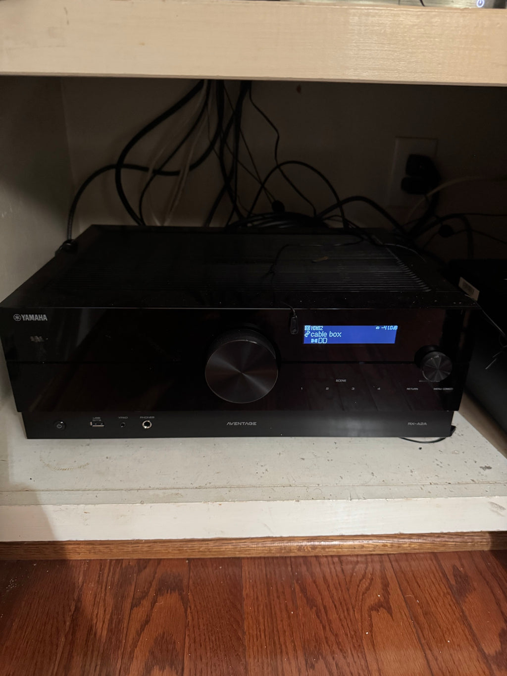 Yamaha Aventage RX-A2A AV Receiver, Black Gloss Finish