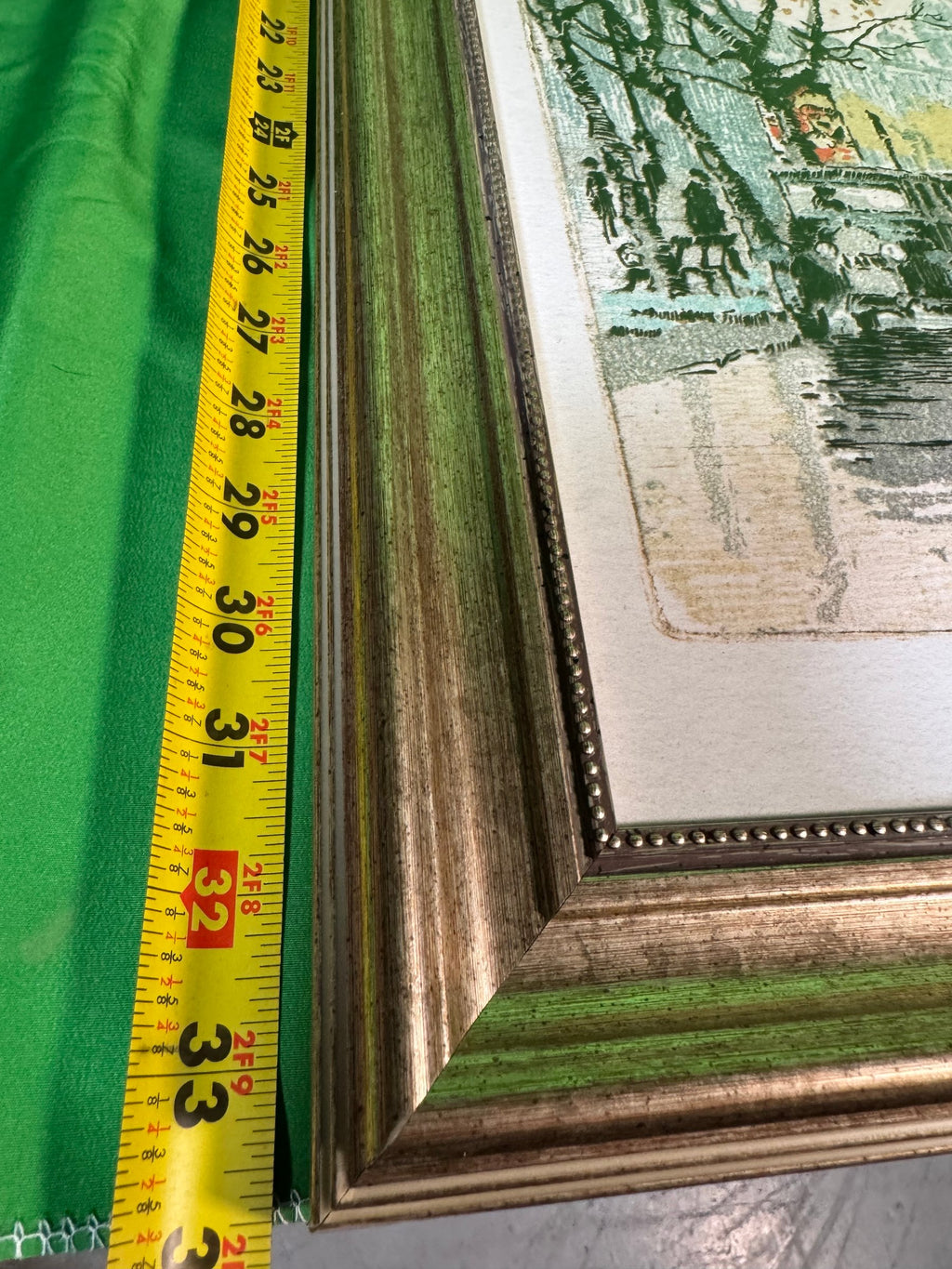 Hand-Colored Etching and Aquatint Vienna Street Scene with Hotel Bristol Framed