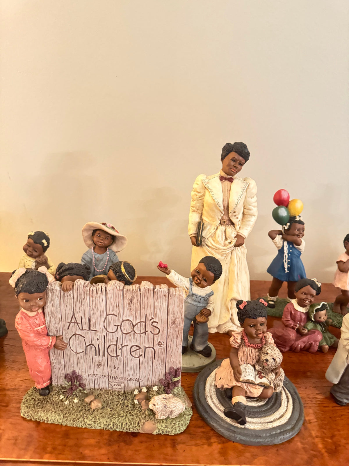 All God's Children by Miss Martha Originals Figurine Collection, ~45 Pieces